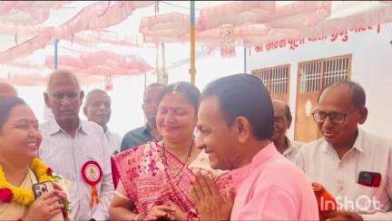 પ્રાંતિજ: માર્કંડેશ્વર મહાદેવ ટ્રસ્ટ આયોજિત શ્રી અન્નપૂર્ણા માતાજીના ફોટો પ્રાણ પ્રતિષ્ઠામાં સાંસદ શોભનાબેન બારૈયા હાજર રહ્યા