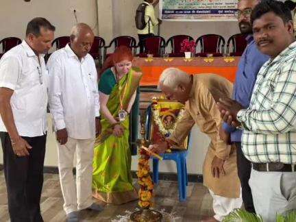 ಹಳಿಯಾಳ: ಹವಗಿ ಸರ್ಕಾರಿ ಪ್ರಥಮ ದರ್ಜೆ ಕಾಲೇಜಿನಲ್ಲಿ ಗ್ರಂಥಾಲಯ ಕಟ್ಟಡ ಕಾಮಗಾರಿಗೆ ಭೂಮಿ ಪೂಜೆ