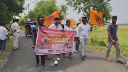 কাকদ্বীপ: কাকদ্বীপ মহকুমা শাসকের দপ্তরে একটি ডেপুটেশন জমা দেন ABVP র সদস্যরা
