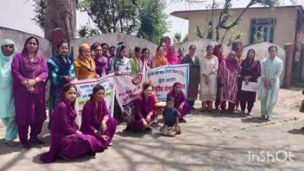 भोरंज: पोषण पखवाड़े के समापन अवसर पर निकाली गई स्कूटी रैली