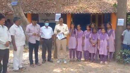 మొక్కలు నాటి పుడమి ఆయుష్షు పెంచండి: 
కడలి లో సమగ్ర శిక్ష జిల్లా సీఎంవో బీవీవీ సుబ్రహ్మణ్యం