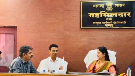 कन्नड: कन्नडमध्ये उभारणार भव्य क्रीडा संकुल : युवकांच्या विकासासाठी आमदार संजना जाधव यांचा पुढाकार