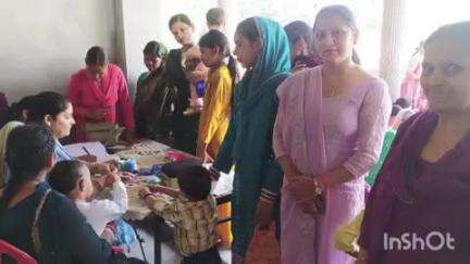भोटा: बड़सर में निकाली गई पोषण जागरूकता रैली, मैहरे में लगाया गया अनीमिया जांच शिविर