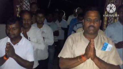 चलकुशा: चलकुसा में विहिप ने संध्या मंगला आरती का आयोजन किया