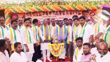 ಕಡೂರು: ಪಟ್ಟಣದಲ್ಲಿ 'ಸರ್ಕಾರದ ನಡೆ ಕಾರ್ಯಕರ್ತರ ಕಡೆ' ಕಾರ್ಯಕ್ರಮ,  ಸಚಿವ ಕೆ.ಜೆ.ಜಾರ್ಜ್ ಚಾಲನೆ