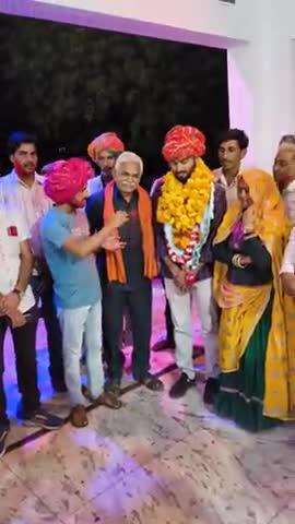 UPSC mein first chance mein selection hone per Abhishek Sunita PR Mina ko बहुत-बहुत badhai Alwar ke rahani babeli gaon