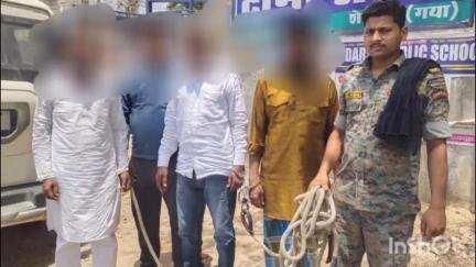 डोभी: घोड़ाघाट से कोर्ट के एक मामले में चार वारंटी गिरफ्तार