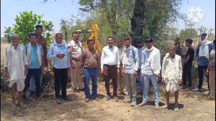 छीपाबड़ोद: नयागांव में रास्ता खोलो अभियान के अंतर्गत प्रशासन ने 20 वर्षों पुराना अतिक्रमण हटाया