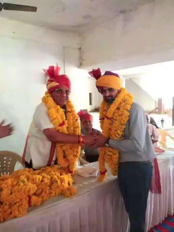 गलियाकोट: भाजपा मंडल महामंत्री बनने पर समाजजनों ने जिलाध्यक्ष की मौजूदगी में किया स्वागत-सम्मान