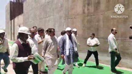 खानपुर: जल संसाधन मंत्री सुरेश सिंह रावत ने खानपुर क्षेत्र के परवन बाँध स्थल का किया निरीक्षण