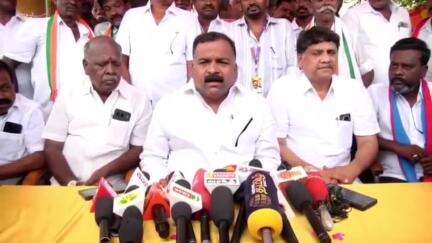 சாத்தூர்: பஹல்காம் தீவிரவாத தாக்குதலை கண்டித்து படந்தால் சந்திப்பில் மாணிக்கம் தாகூர் MP செய்தியாளர் சந்திப்பு