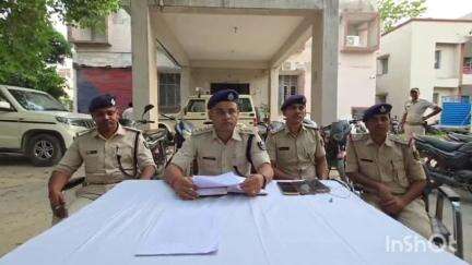 मांझा: मांझा थाने की पुलिस ने चोरी के 6 बाइक के साथ एक आरोपी को गिरफ्तार किया, चोरी के 6 बाइक बरामद