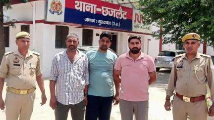 कांठ: छजलैट के ग्राम कुचावली में 12वीं के छात्र की हत्या के आरोप में पुलिस ने तीन लोगों को भेजा जेल