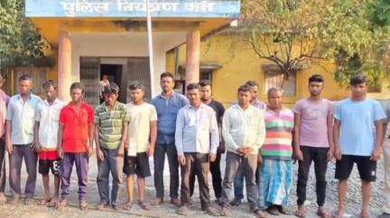 लैलूंगा: पूंजी पथरा थाना क्षेत्र में 19 व्यक्तियों की पहचान जांच कर उन्हें गिरफ्तार कर न्यायालय में पेश किया गया
