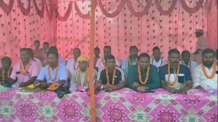 मुसाबनी: मुसाबनी में रुआम बुरु लौवीर गाँवता कमेटी ने शिकार पर्व का आयोजन किया