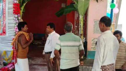 খড়গ্রাম: নবীপুর গ্ৰামে হরিনাম সংকীর্তন মহাযজ্ঞে উপস্থিত বিধায়ক আশীষ মার্জিত