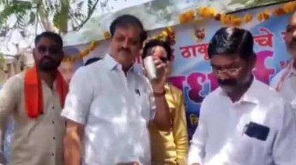 चांदूर बाजार: आमदार प्रवीण तायडे यांचे हस्ते चांदूरबाजार बस स्थानकात पातळीची उद्घाटन