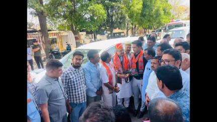 गोगुन्दा: भारत के शिक्षा मंत्री धर्मेंद्र प्रधान का गोगुंदा में भाजपा कार्यकर्ताओं ने किया स्वागत एवं अभिनंदन