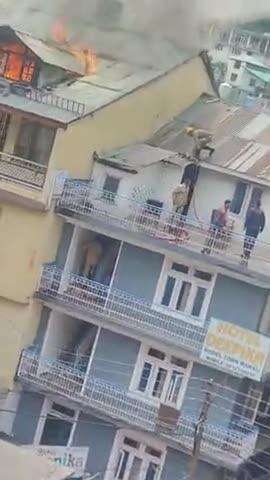 Manali Gas cylinder blast