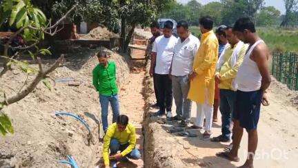 परसा: हरपुर परसा में ₹19.38 लाख की लागत से नाला निर्माण कार्य का हुआ शिलान्यास