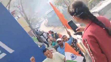 बाराकोट के वर्धाखान में लगे पाकिस्तान मुर्दाबाद के नारे लोगों ने निकाली आक्रोश रैली।