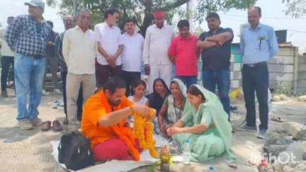 पीथमपुर: पीथमपुर में अमृत जल योजना-2 के तहत पांच नई पानी की टंकियों का भूमि पूजन
