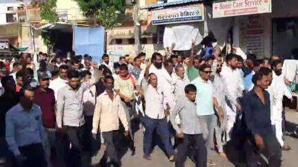 गंगधार: गंगधार में चौमहला कस्बा डग में युवक की हत्या और पहलगाम में आतंकी हमले के विरोध में पूर्णतया रहा बंद