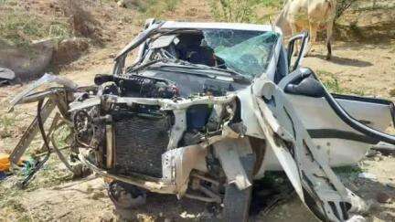 सोजत: सोजत स्टेट हाईवे-58 पर बरियाला के निकट अनियंत्रित होकर पलटी कार, 2 महिलाओं सहित 3 लोग हुए घायल