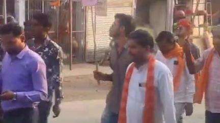 केसली: पहलगाम घटना के विरोध में केसली में आतंकवाद का पुतला फूंका गया