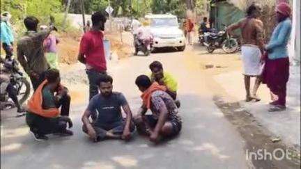 कोतमा: कदम टोला में शिवसेना कार्यकर्ताओं ने निर्माण कार्य रुकवाया