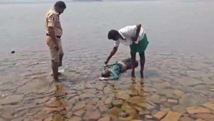 మైదుకూరు: బ్రహ్మంగారిమఠం మండలంలోని బ్రహ్మం సాగర్లో గుర్తుతెలియని వ్యక్తి మృతి