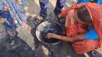 चंदला: चंदला में भीषण आग, 8 जीवित पशु और 2 परिवारों के घर की सामग्री जलकर राख, बिजली की डोरी टूटने से हुई घटना