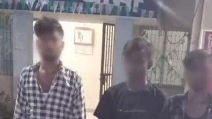 परिहार: परिहार थाना पुलिस ने चोरी की दो मोटरसाइकिलों के साथ तीन अभियुक्तों को किया गिरफ्तार