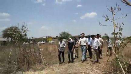 सुसनेर: कलेक्टर ने खेत में जाकर नरवाई के सही निपटान का निरीक्षण किया, किसानों को सलाह दी