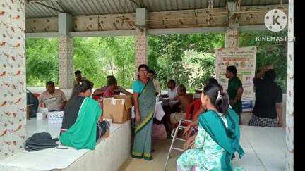 বিলোনিয়া: দক্ষিণ ত্রিপুরা জেলার ঋষ্যমুখ কমিউনিটি হেলথ সেন্টারের মণিরামপুর বাজার শেডে আয়োজিত হল স্বাস্থ্য শিবির