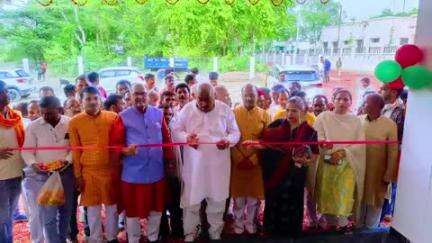 आलापुर: नगर पंचायत राजेसुल्तानपुर के कार्यालय भवन का लोकार्पण एमएलसी हरिओम पांडेय ने किया, भवन की लागत ₹4 करोड़ 72 लाख