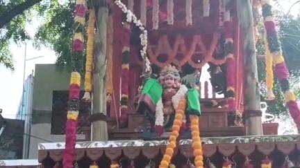 சாத்தூர்: ஏழாயிரம் பண்ணை அருள்மிகு பத்திரகாளியம்மன் கோவில் பொங்கல் விழா கொடியேற்றம் புதிய திருத்தேர் முன்னோட்ட  நிகழ்ச்சி