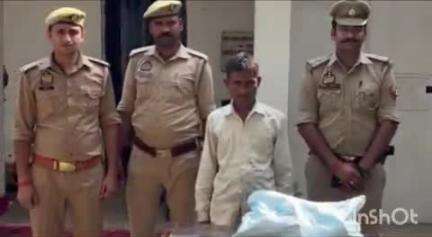 रायबरेली: भदोखर थाने की पुलिस ने हनुमान जी के मंदिर से घंटा चोरी करने वाले अभियुक्त को 6 घंटों के साथ किया गिरफ्तार