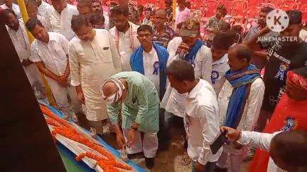 गोरौल: कटरमाला गांव में वीर चौहरलमल जयंती समारोह का आयोजन, पूर्व शिक्षा मंत्री वृषिण पटेल रहे मौजूद