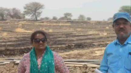 बासोदा: छेघरा में मकान और पोल्ट्री फार्म में लगी आग, पीड़ित परिवार को तहसीलदार ने ₹28,000 की राहत राशि दी