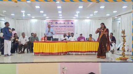 கள்ளக்குறிச்சி: கச்சிராபளையம் சாலையில் உள்ள தனியார் மஹாலில் மாவட்ட காது கேளாதோர் நலச் சங்கத்தின் ஆண்டு விழா