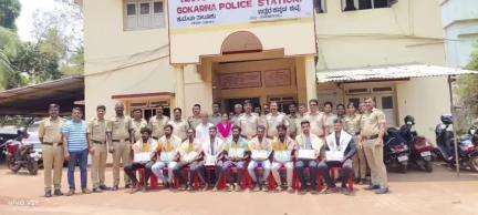 ಕುಮಟಾ: ಗೋಕರ್ಣ ಪೊಲೀಸ್ ಠಾಣೆಯ ವತಿಯಿಂದ ಜೀವರಕ್ಷಕರಿಗೆ ಸನ್ಮಾನ