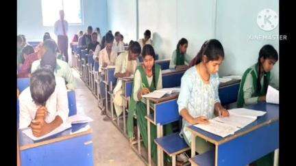 चलकुशा: होली एंजेल पब्लिक स्कूल में झारखंड सेंट्रल स्कॉलरशिप टेस्ट 2025 का किया गया आयोजन
