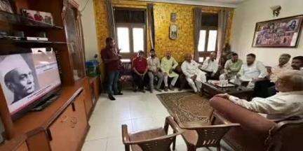 ग्वालियर गिर्द: ऊर्जा मंत्री प्रद्युमन सिंह तोमर ग्वालियर के वार्ड क्रमांक 32 में पहुंचे