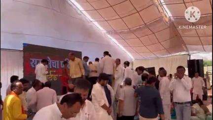 जावद: नक्षत्र वाटिका में नवकारसी, प्रतिमा अनावरण और प्रवचन का हुआ आयोजन; पूर्व कैबिनेट मंत्री ओमप्रकाश सकलेचा रहे मौजूद