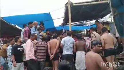 डिबाई: राजघाट में भाई को बचाते हुए 18 वर्षीय ध्रुव खुद गंगा में डूब गया