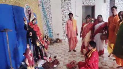 দিনহাটা ২: দীঘায় নির্মিত জগন্নাথ মন্দিরে প্রাণ প্রতিষ্ঠা ও উদ্বোধনকে সামনে রেখে TMC-র তরফে নাজিরহাট এ বিভিন্ন মন্দিরে পূজার আয়োজন