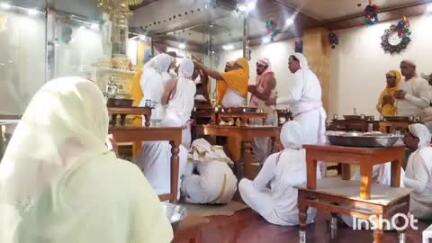 मुंगावली: मुंगावली के नए बाजार स्थित जैन मंदिर में भगवान कुन्थुनाथ का जन्म, तप और मोक्ष कल्याणक पर्व मनाया गया