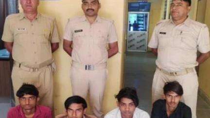 सीकरी: सीकरी पुलिस ने ऑपरेशन एंटीवायरस के तहत 4 साइबर ठगों को किया गिरफ्तार