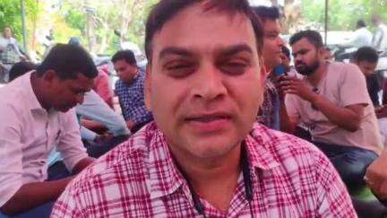 मंडला: मंडला में कलेक्ट्रेट मार्ग पर संविदा स्वास्थ्य कर्मी 22 अप्रैल से अनिश्चितकालीन हड़ताल पर